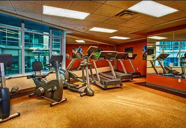 Complex workout room