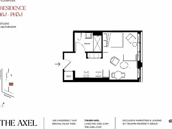 2nd image of 545 Vanderbilt Ave Penthouse 2J