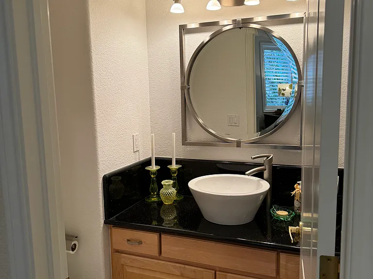 Main floor powder room