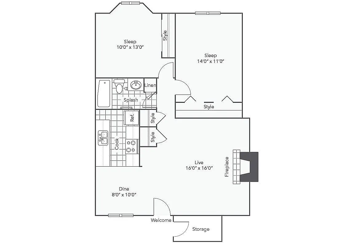 Floor plan B1