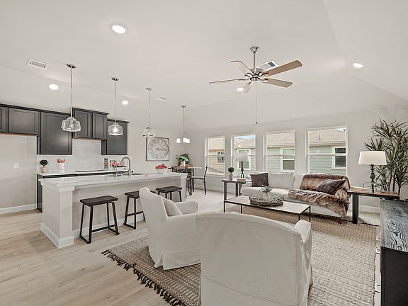 Bright open floorplan