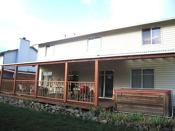 Covered Back Deck