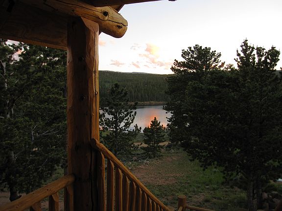 Sunset from front porch