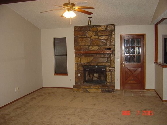 Living open to kitchen/dining