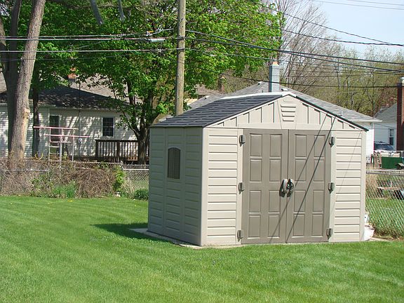 New Shed in Backyard