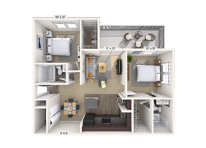 Floor plan St Martin