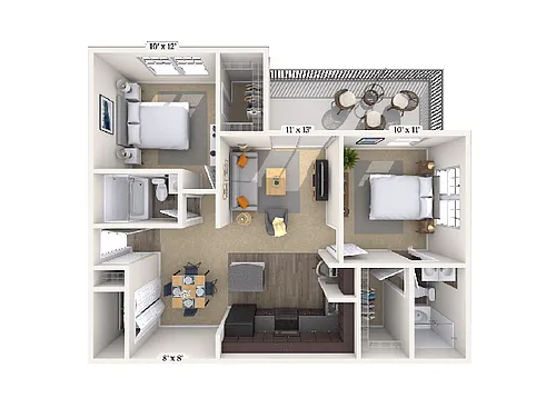 Floor plan St Martin
