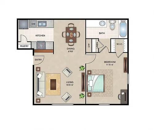 Floor plan Maple
