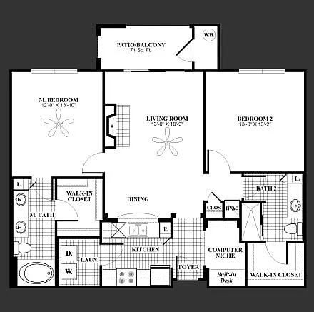 Floor plan B2