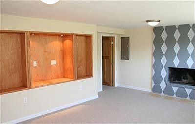 Entertainment Center Built in with Fireplace