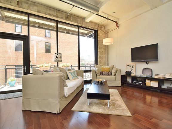 Light and bright with just enough exposed brick