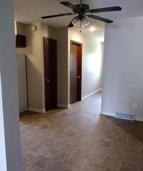 Living room into kitchen