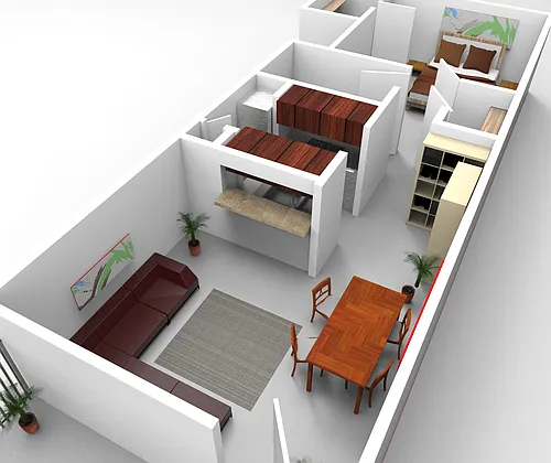 Floor plan PLAN B
