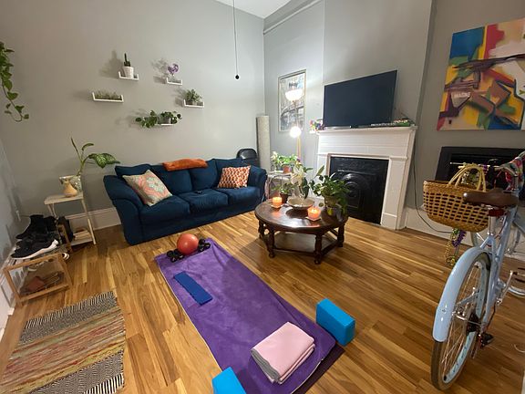 living room with furniture.