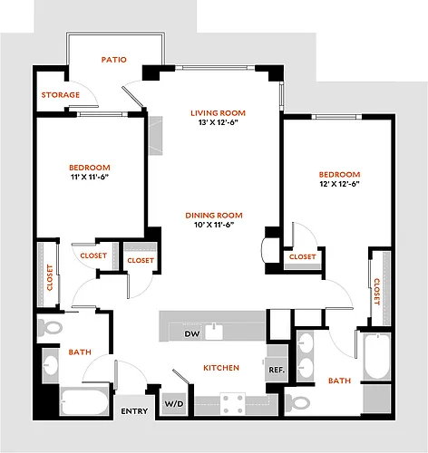 Floor plan Plan 2E