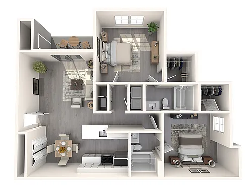 Floor plan The Palmer - Deck