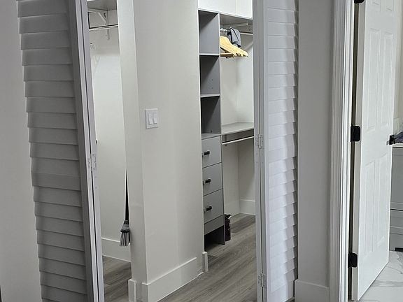 Primary walk in closet