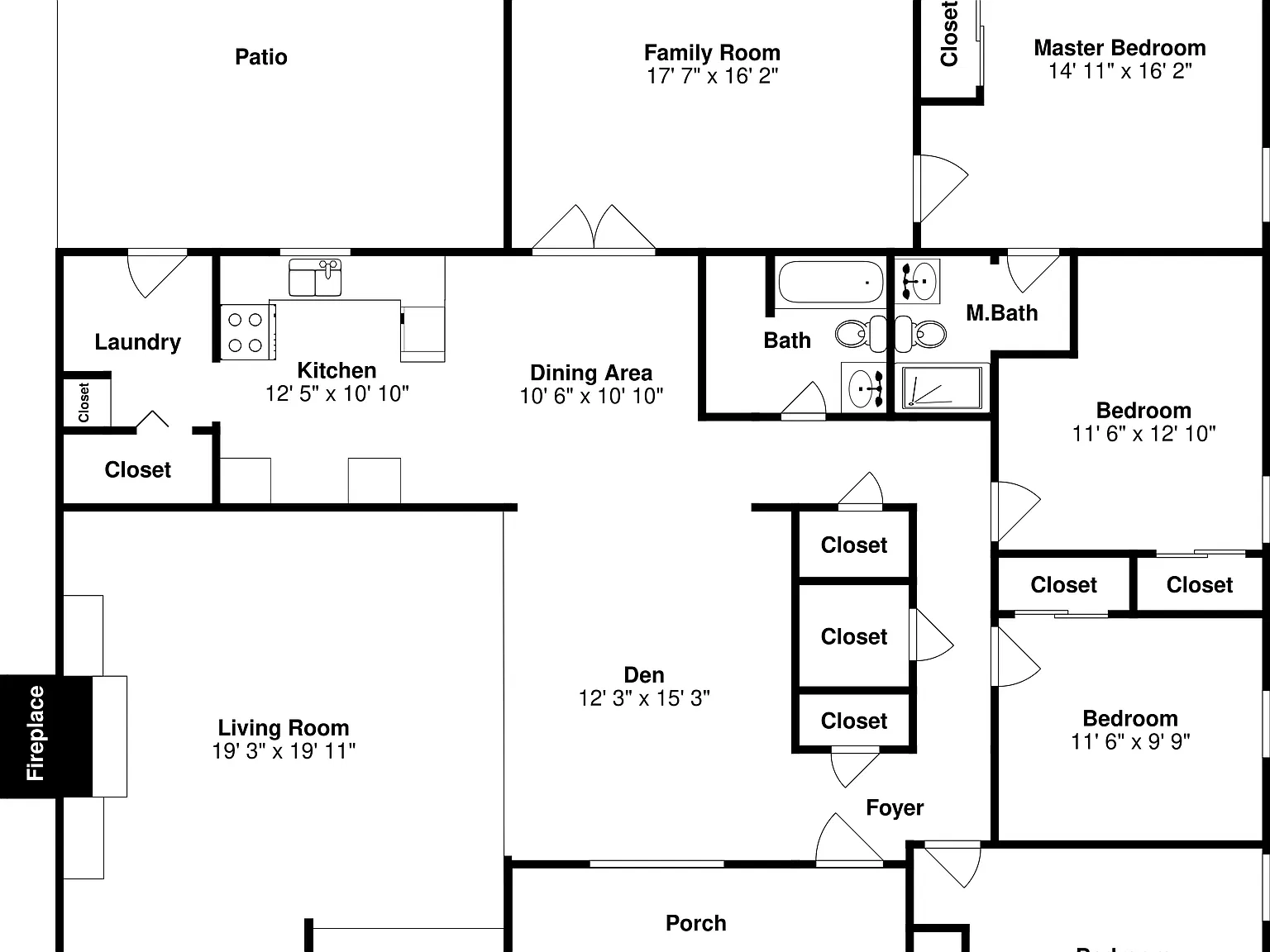 4 bed, 2.0 bath, 2340 sqft, $2,045 — Photo 1