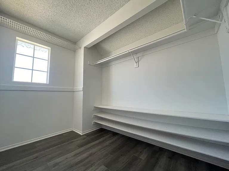 walk-in closet in MBR