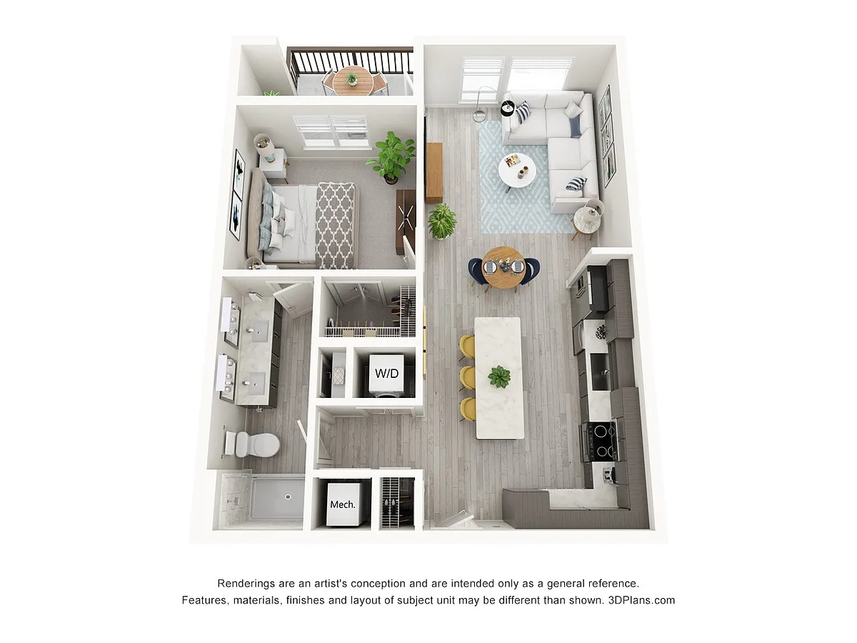 Floor plan A1C