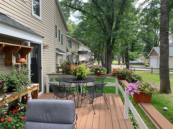 Spacious deck