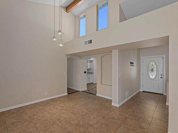 Dramatic front entry.