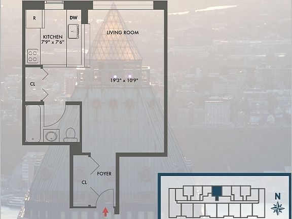 2nd image of 311 W 50th St APT 7S