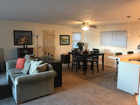 Open floor plan. Living room, Dining and Kitchen all have views of the Lake.