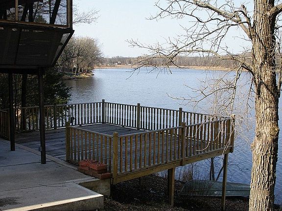 Deck brings one right to the water's edge.