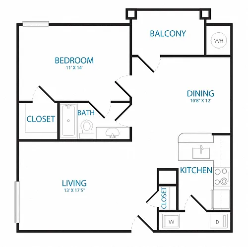 Floor plan The Frederick