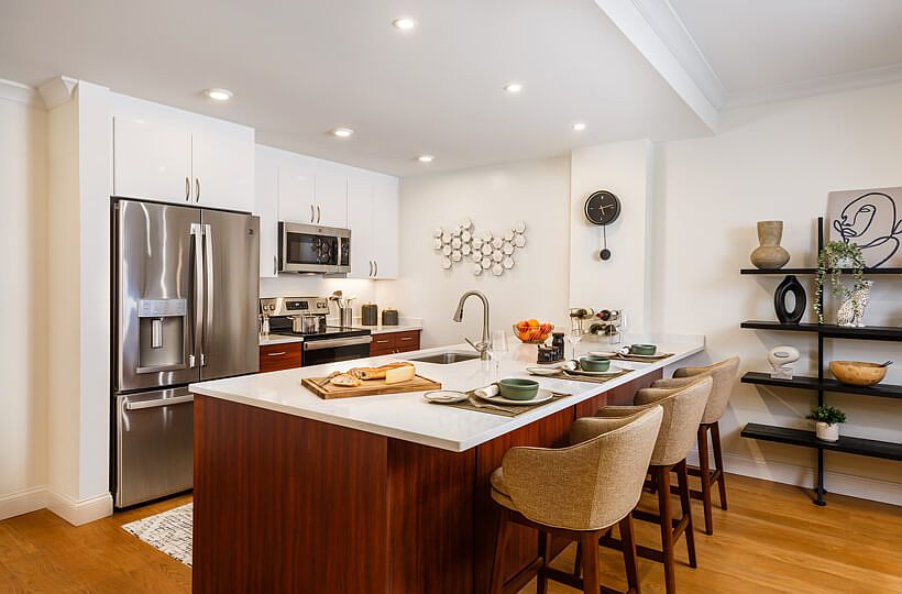 The Franklin Building at Hancock Village - Kitchen