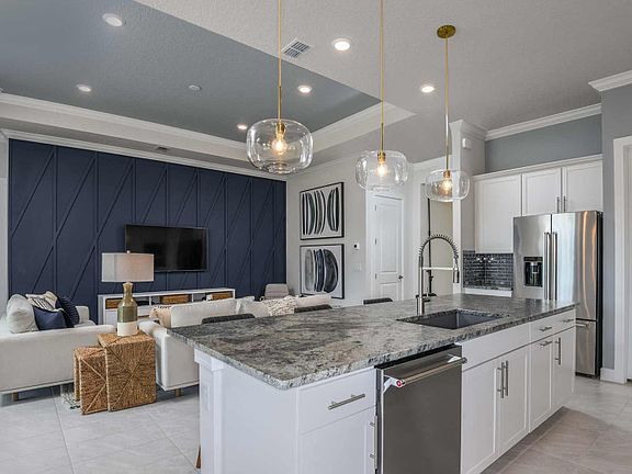 Open Flow Throughout Kitchen and Gathering Room