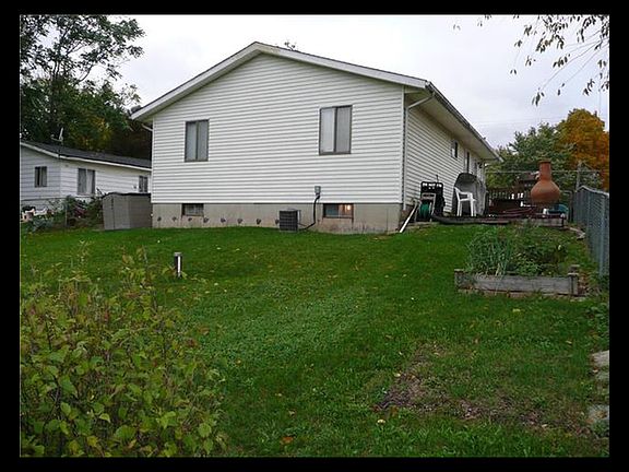 Fenced in yard rear view