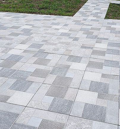 Large patio in back