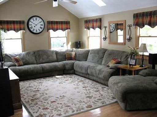 VERY large living room!