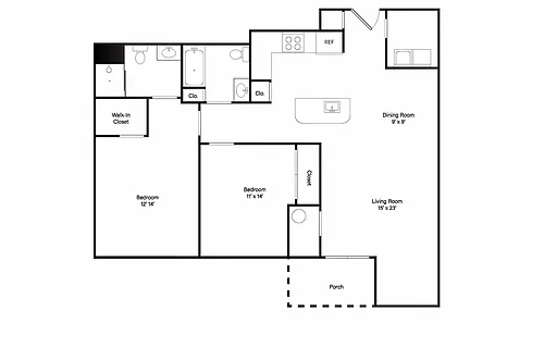 Floor plan B9