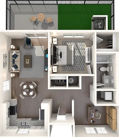 Hillstone Residences at Canyon Trails Plan 2 1bd +
Flex/1ba Hillstone Residences at Canyon Trails Plan 2 1bd +
Flex/1ba