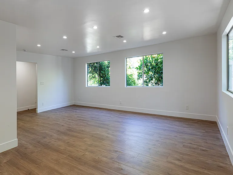 Dining room, open to Living room