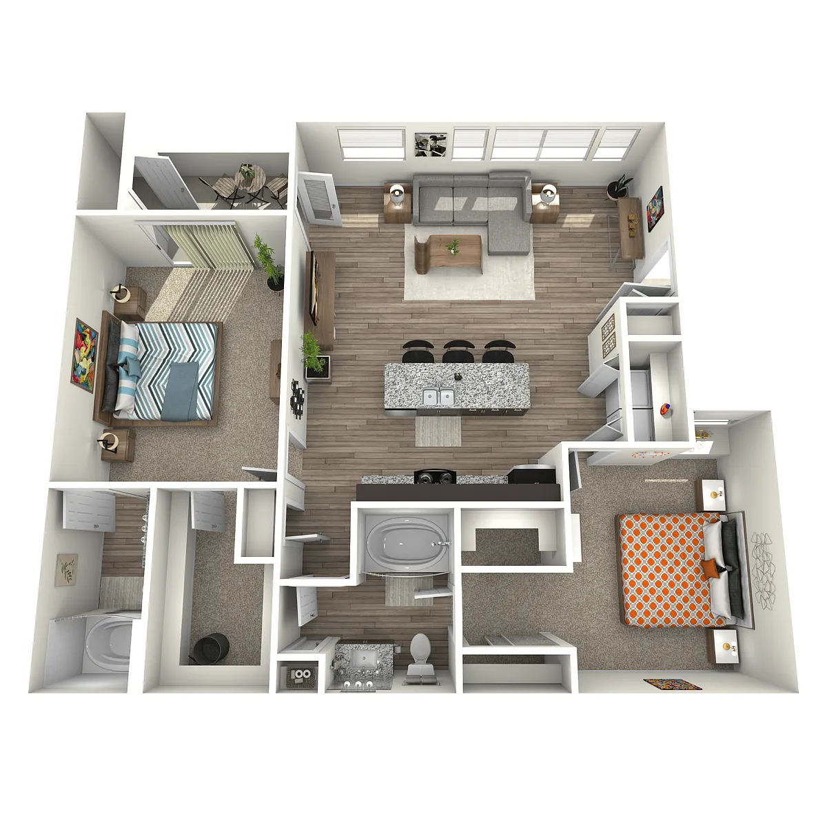 Floor plan B3