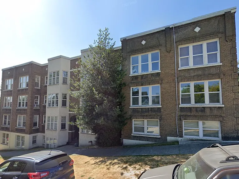 North side of building