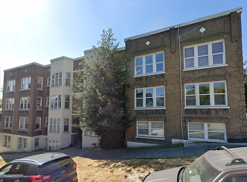 North side of building