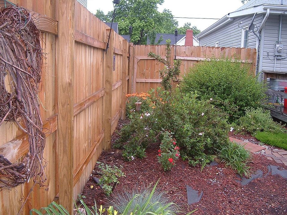 mature landscaping