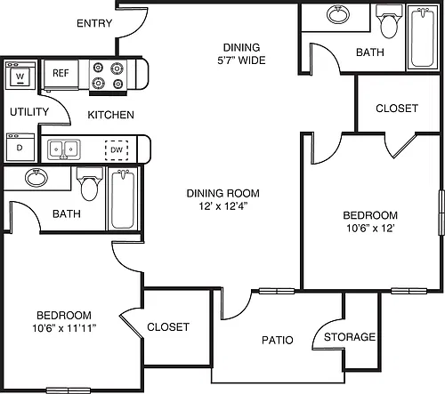 Floor plan B2
