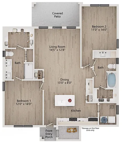 Floor plan B2B