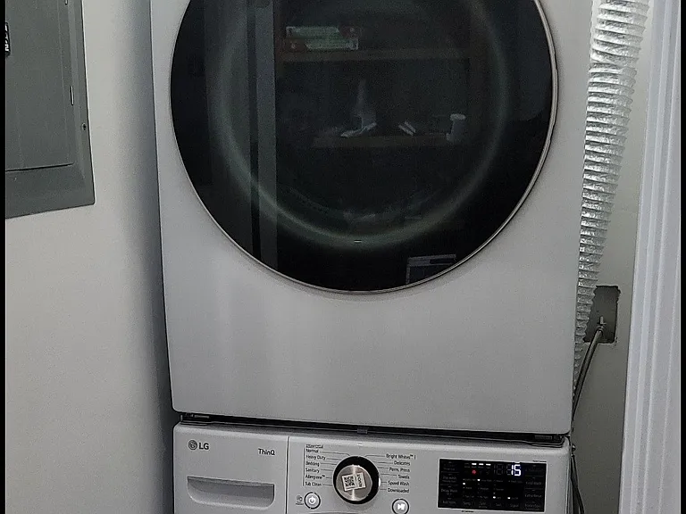 New washer and dryer room