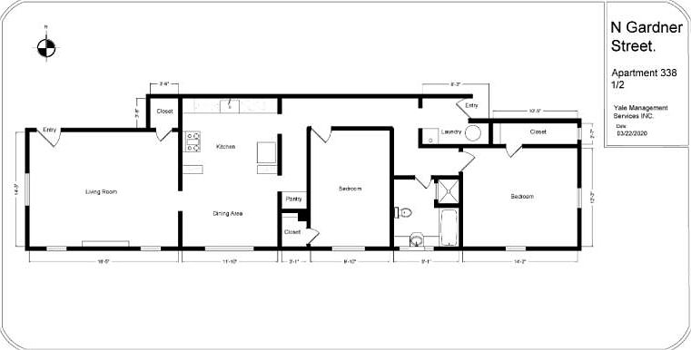 1st image of 338 N Gardner St #338.5