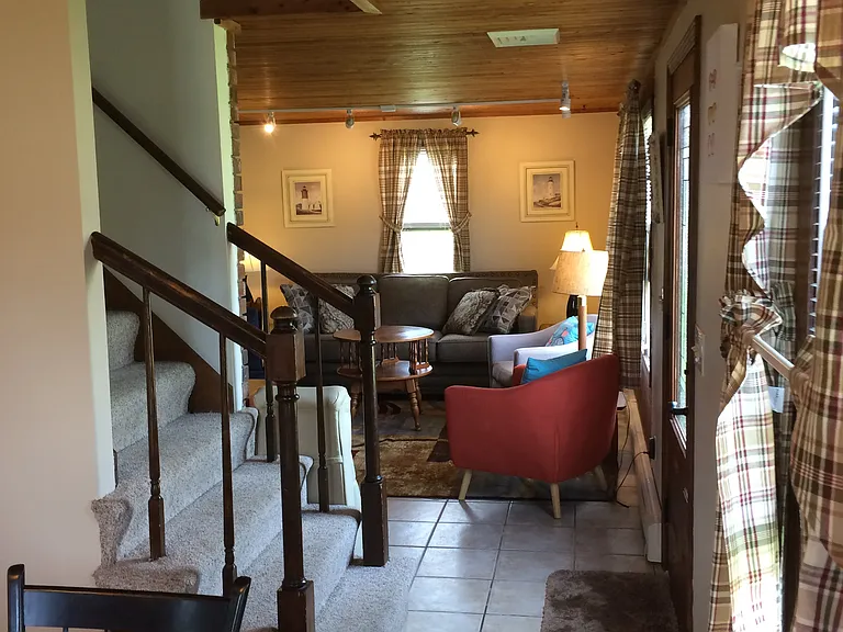 Living room from dining