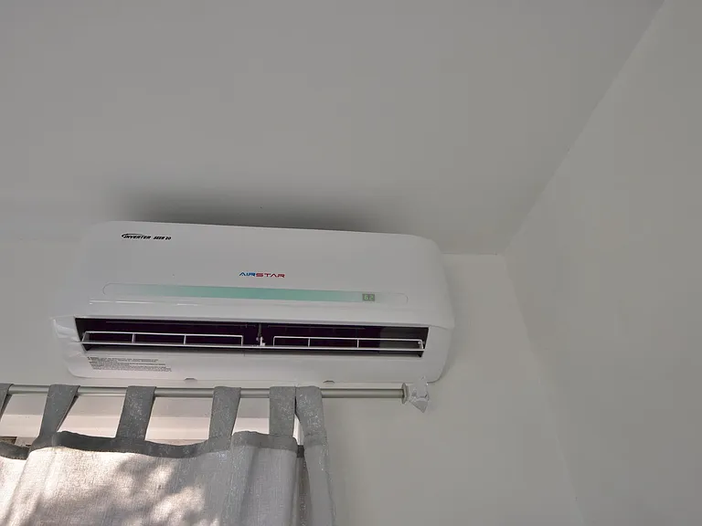 New A/C in living room and master bedroom