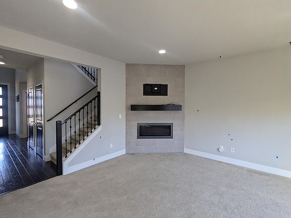 Fireplace (gas) and TV mount