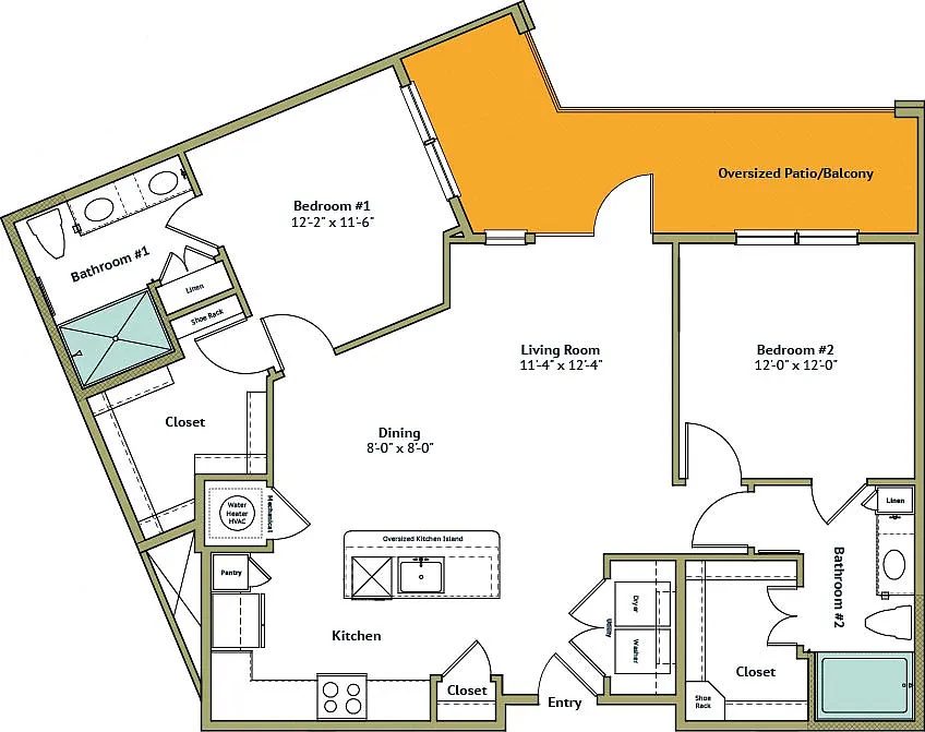 Floor plan B3-B